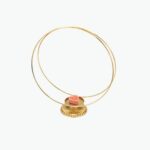 Round Gold Candle Holder Stand