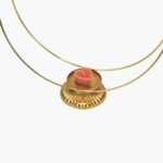 Round Gold Candle Holder Stand