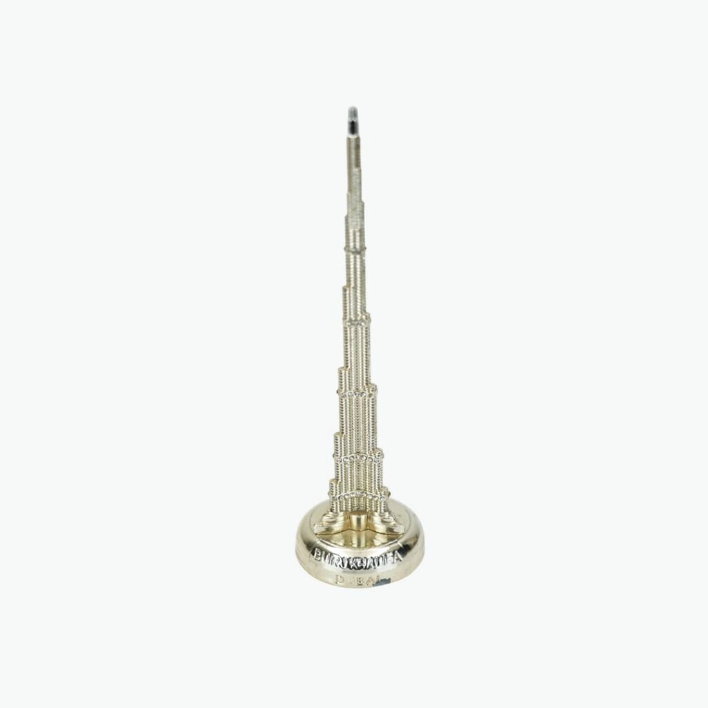 Burj Khalifa Crystal Metal Building Model