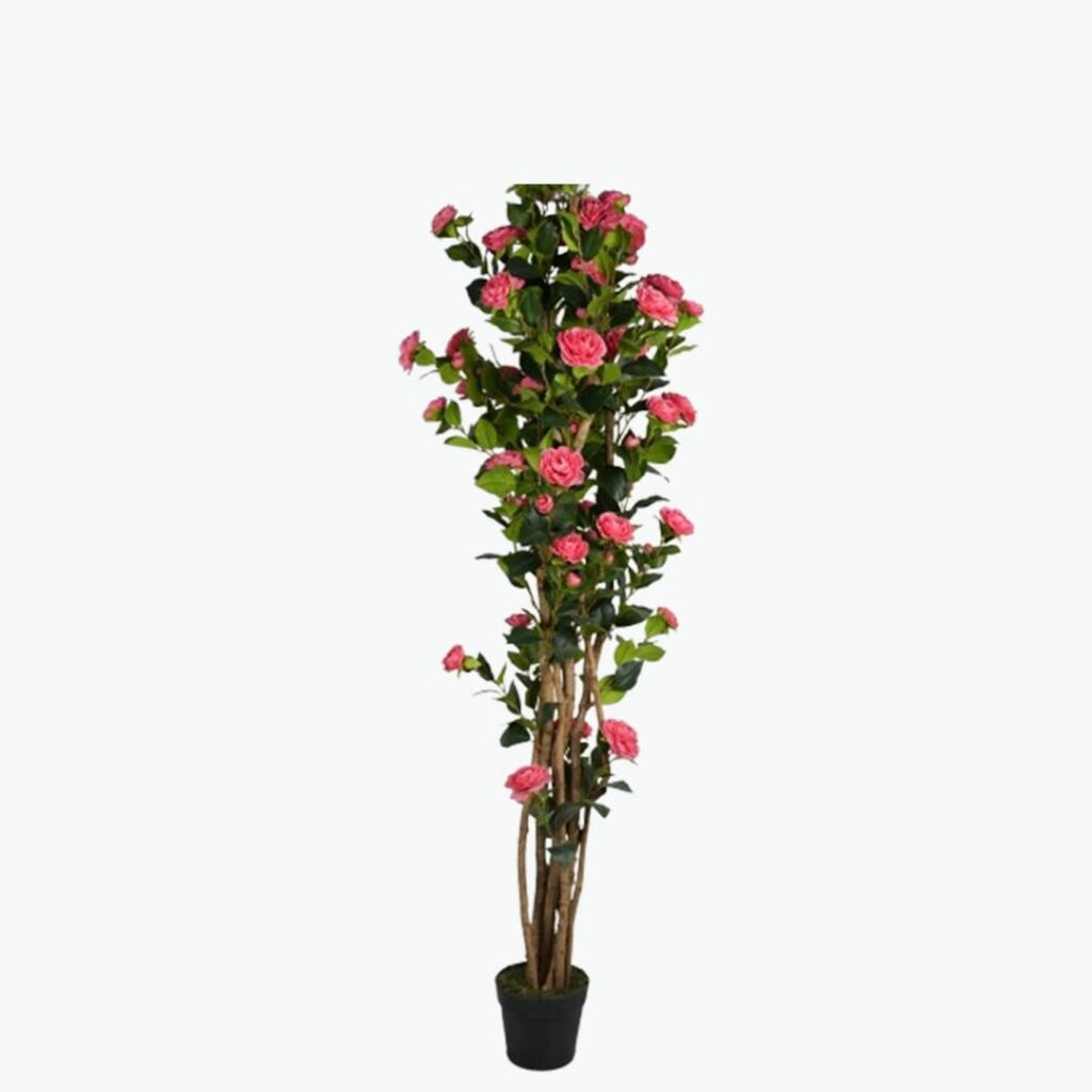 Artificial Camellia Flower Tree