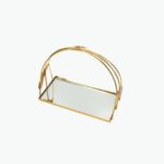 Arch-Shaped Serving Tray with Butterfly