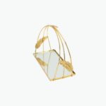 Arch-Shaped Serving Tray with Butterfly