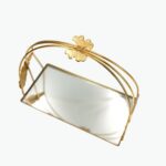 Arch-Shaped Serving Tray with Butterfly