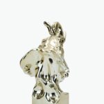 Ceramic Elephant Bust Statue – Elegant Home Decor Accent