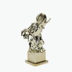 Ceramic Elephant Bust Statue – Elegant Home Decor Accent