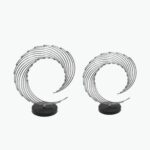 Ornamental Sun Abstract Metal Figurines