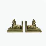 Golden Horse Book Holder Set