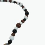 Wooden Bead Garland Coffee Cup with Tassel