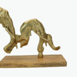 Ceramic Elephant Bust Statue – Elegant Home Decor Accent