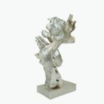 Golden Mask Couple Statue – Symbol of Love