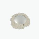 Acrylic Decorative Mirror with Macrame Frame