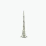 Burj Khalifa Crystal Metal Building Model