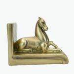 Golden Horse Book Holder Set
