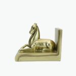 Golden Horse Book Holder Set