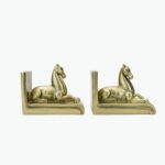 Golden Horse Book Holder Set
