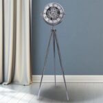 Metal Floor Clock