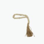 Wooden Bead Garland with Tassels