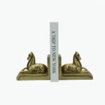 Golden Horse Book Holder Set