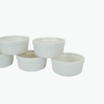5-Piece Porcelain Ramekin Bowl Set