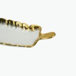 Leaf-Shaped Decorative Ceramic Bowl