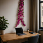 Artificial climbing bougainvillea branches