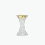 Classic Glass Incense Burner with Golden Lid