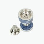 Arabic-Inspired Ceramic and Metal Incense Burner