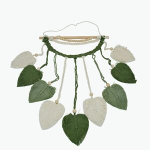 Macrame Wall Hanging Leaves Decor