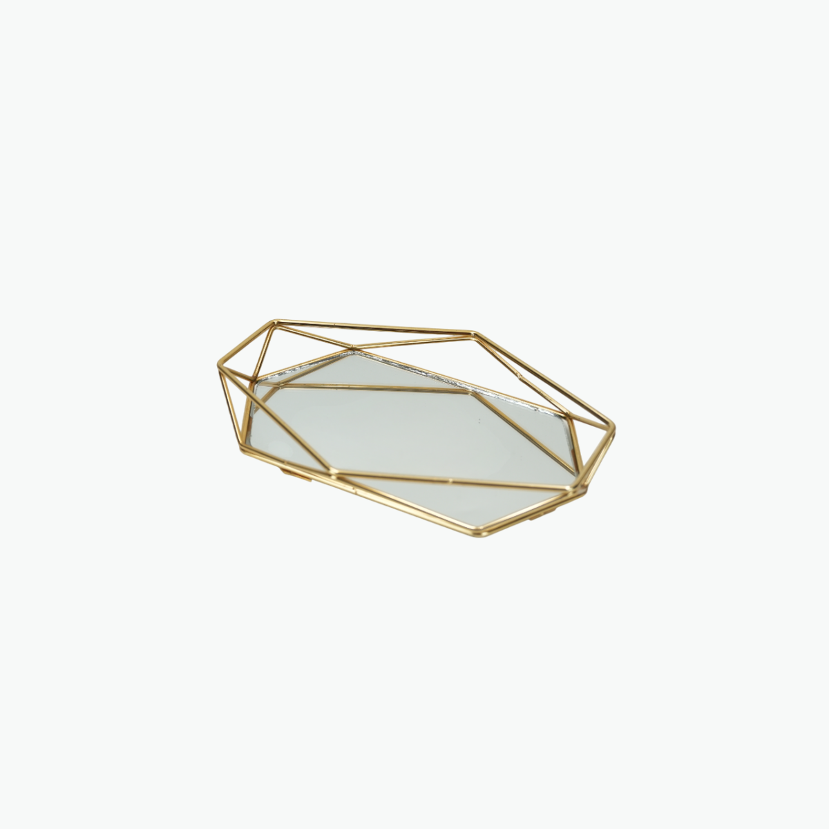 طقم صواني تقديم أكريليك هندسية فاخرة