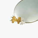 Butterfly Handle Mirrored Serving Trays