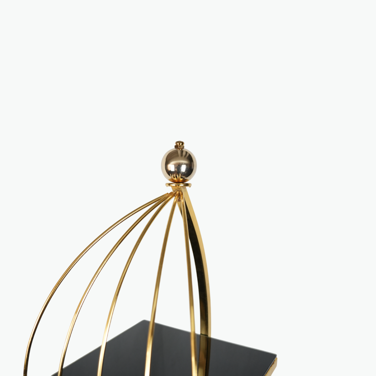 Floor Stand with Glass Shelves