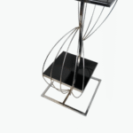 Floor Stand with Glass Shelves