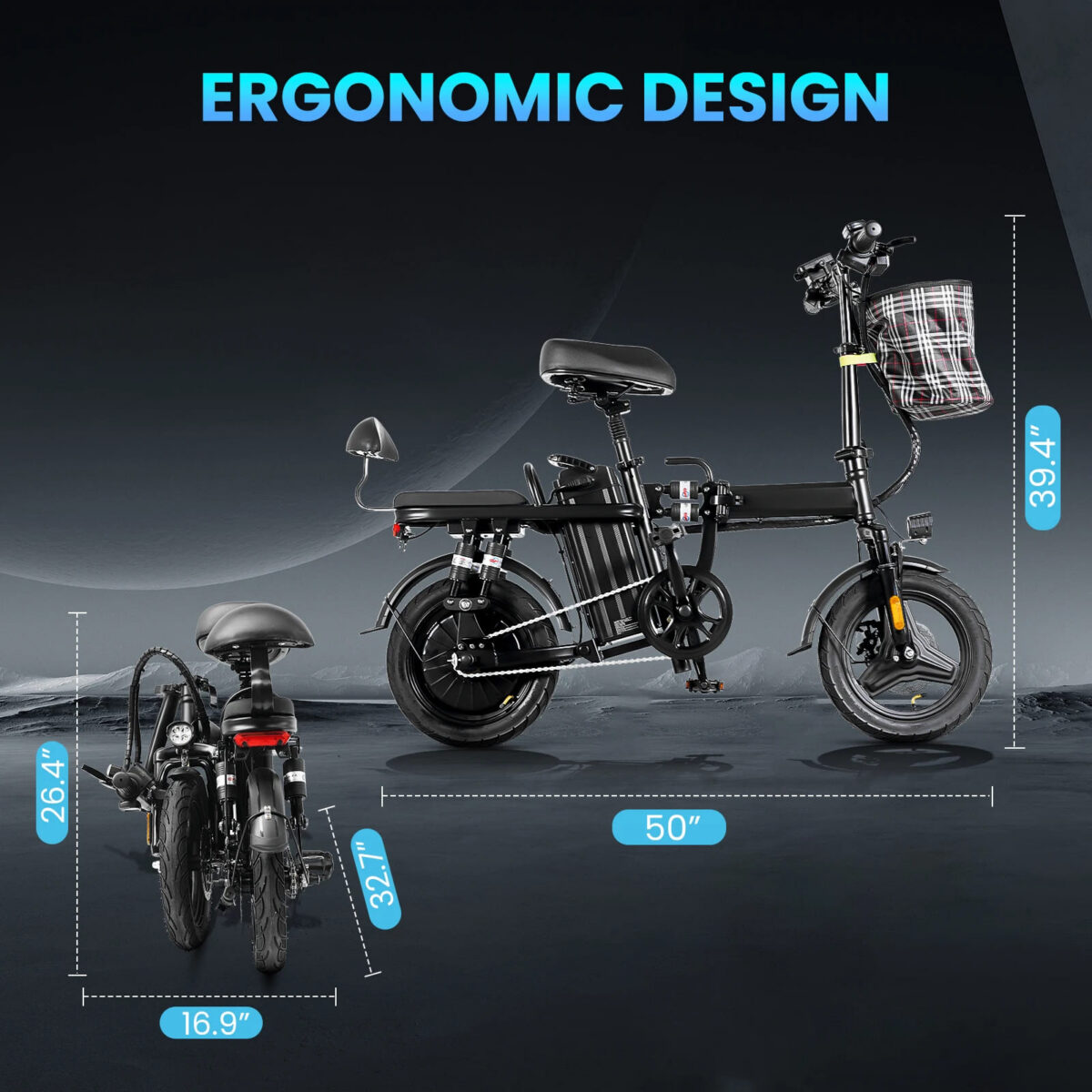 HONGLM Foldable Electric Bike