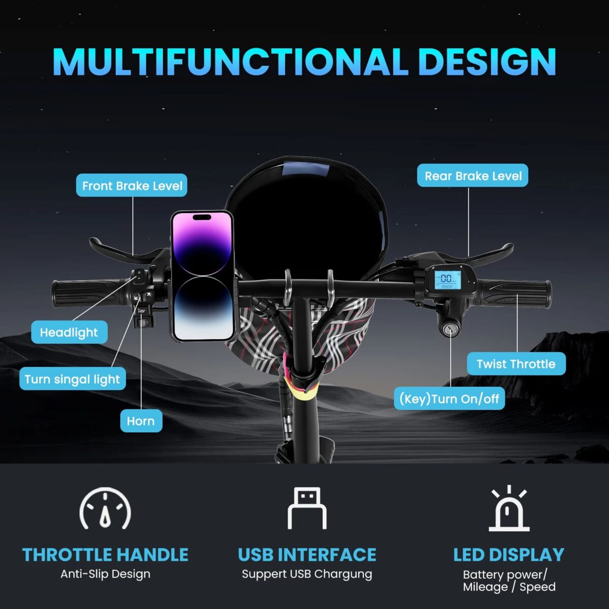 HONGLM Foldable Electric Bike