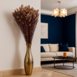 natural dried crystal grass bouquet real flowers