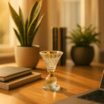 Golden Crystal Decorative Incense Burner