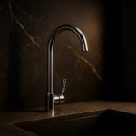 Complete Chrome Kitchen Faucet Set with Hoses