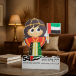 UAE National Day Cartoon Desk Model