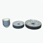 SOMii 18-Piece Ceramic Dinnerware Set (Mandala Design)