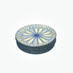 SOMii 18-Piece Ceramic Dinnerware Set (Mandala Design)