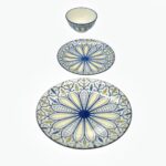 SOMii 18-Piece Ceramic Dinnerware Set (Mandala Design)