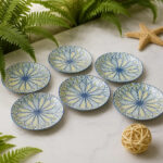 SOMii 18-Piece Ceramic Dinnerware Set (Mandala Design)