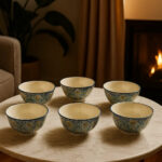 SOMii 18-Piece Ceramic Dinnerware Set (Mandala Design)