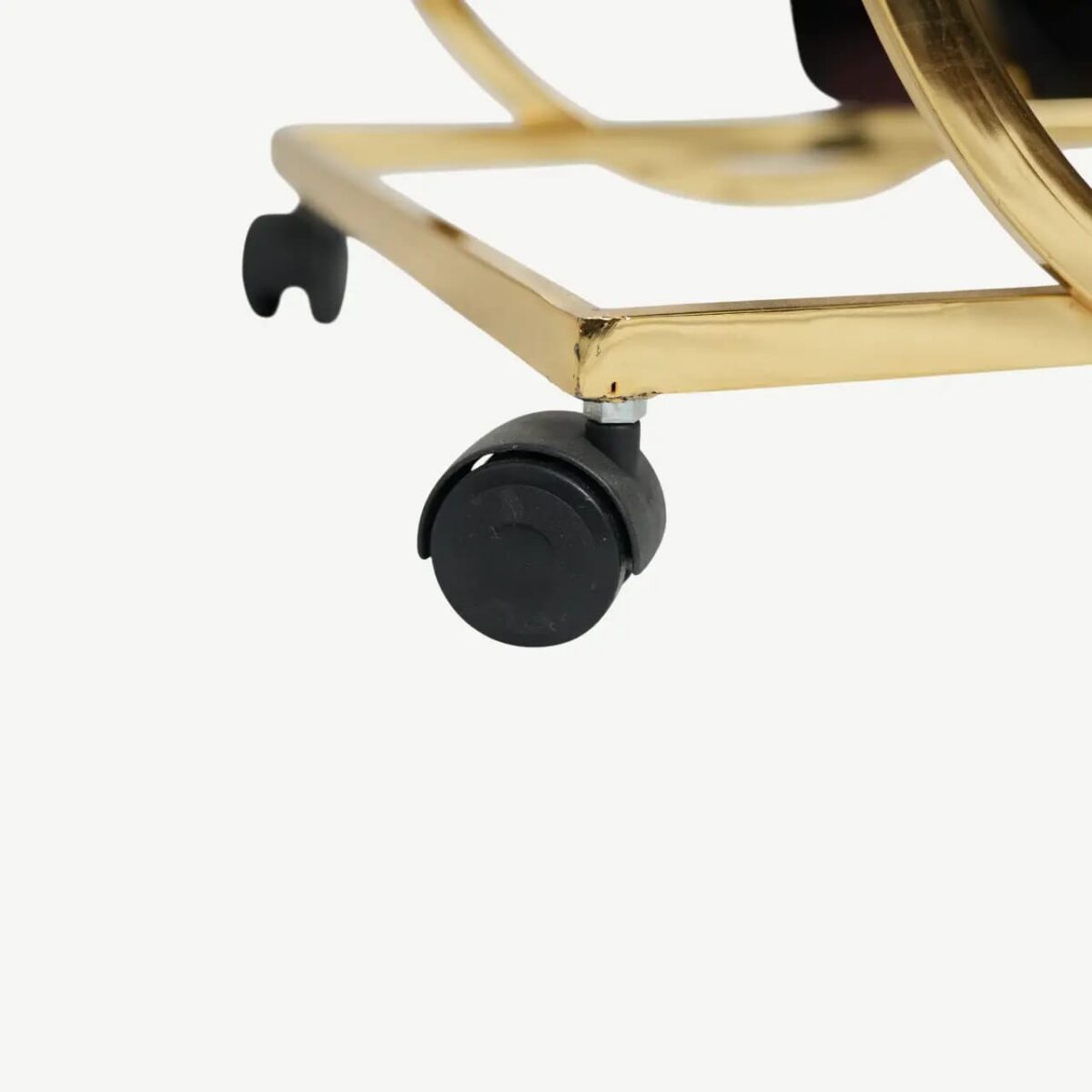 Luxurious Gold & Glass Serving Cart