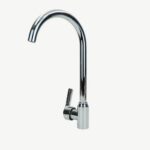 Complete Chrome Kitchen Faucet Set with Hoses