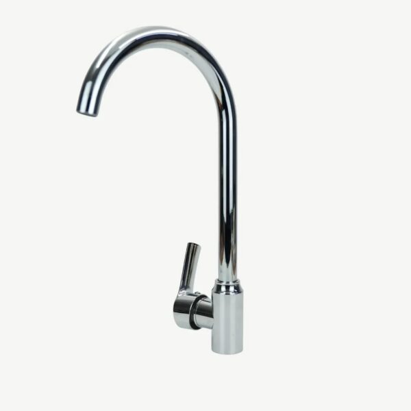 Complete Chrome Kitchen Faucet Set with Hoses