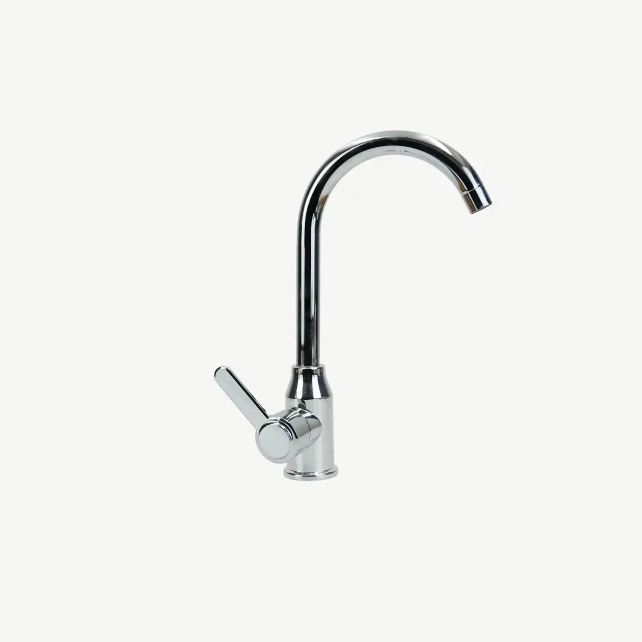 Sleek Single-Handle Chrome Basin Faucet Sleek Single-Handle Chrome Basin Faucet