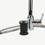 Modern High-Arc Chrome Kitchen Faucet