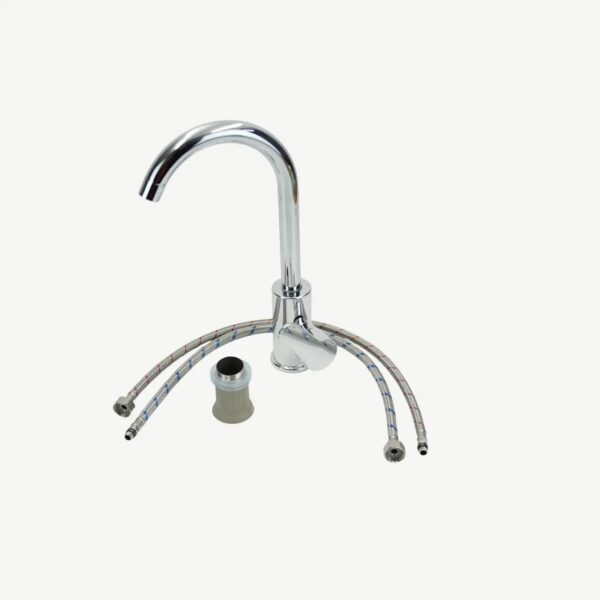 Premium Polished Chrome Single-Lever Mixer Tap