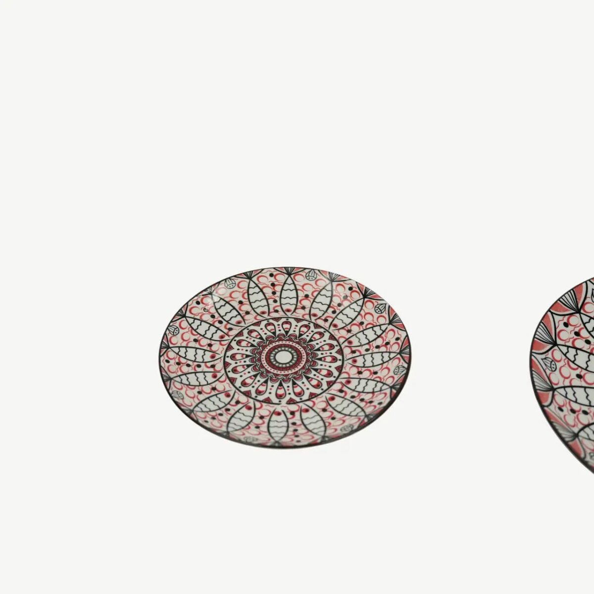 SOMii 18-Piece Ceramic Dinnerware Set (Mandala Design)